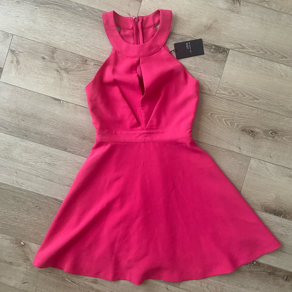 Stunning hot pink J.O.A Los Angeles dress- New with tags